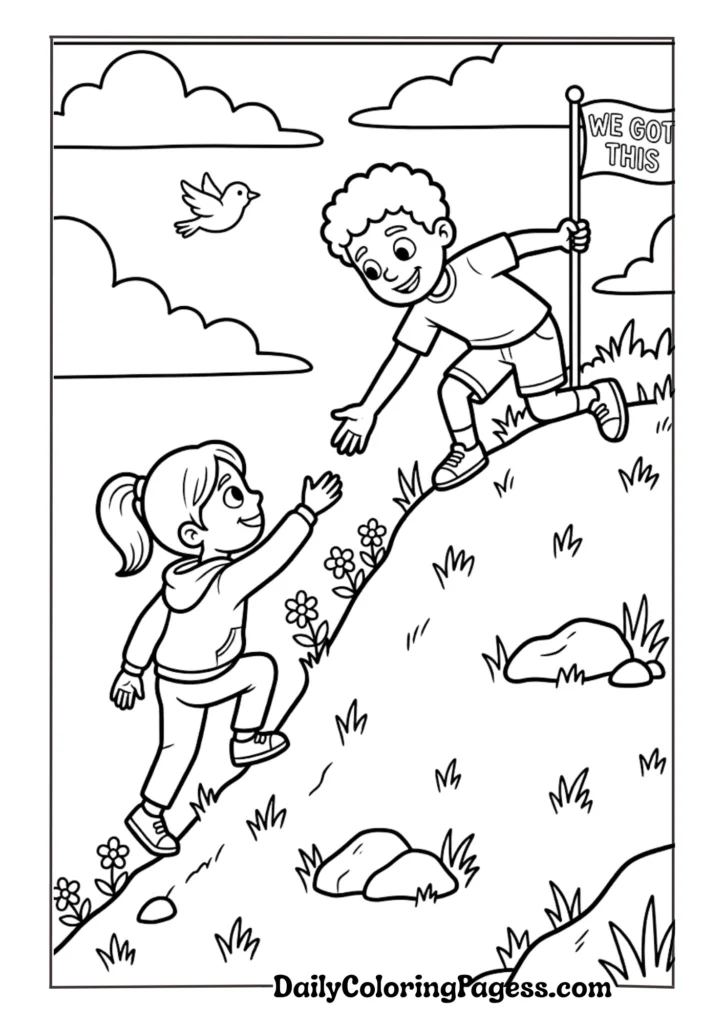 25 Free Friendship Coloring Pages for Kids (Printable PDF)