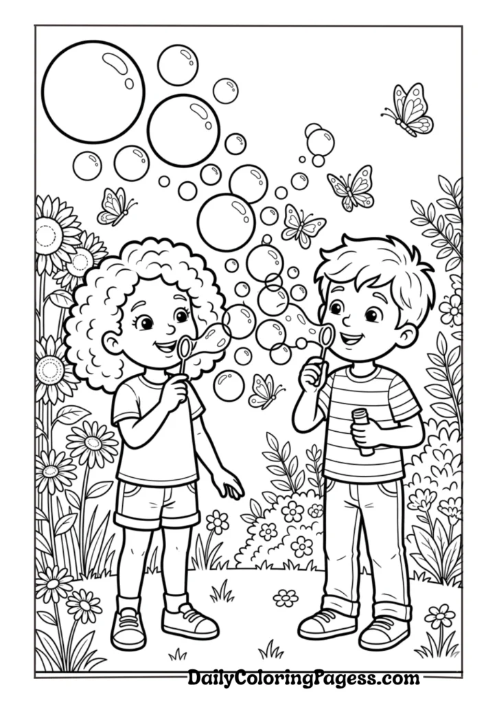 25 Free Friendship Coloring Pages for Kids (Printable PDF)