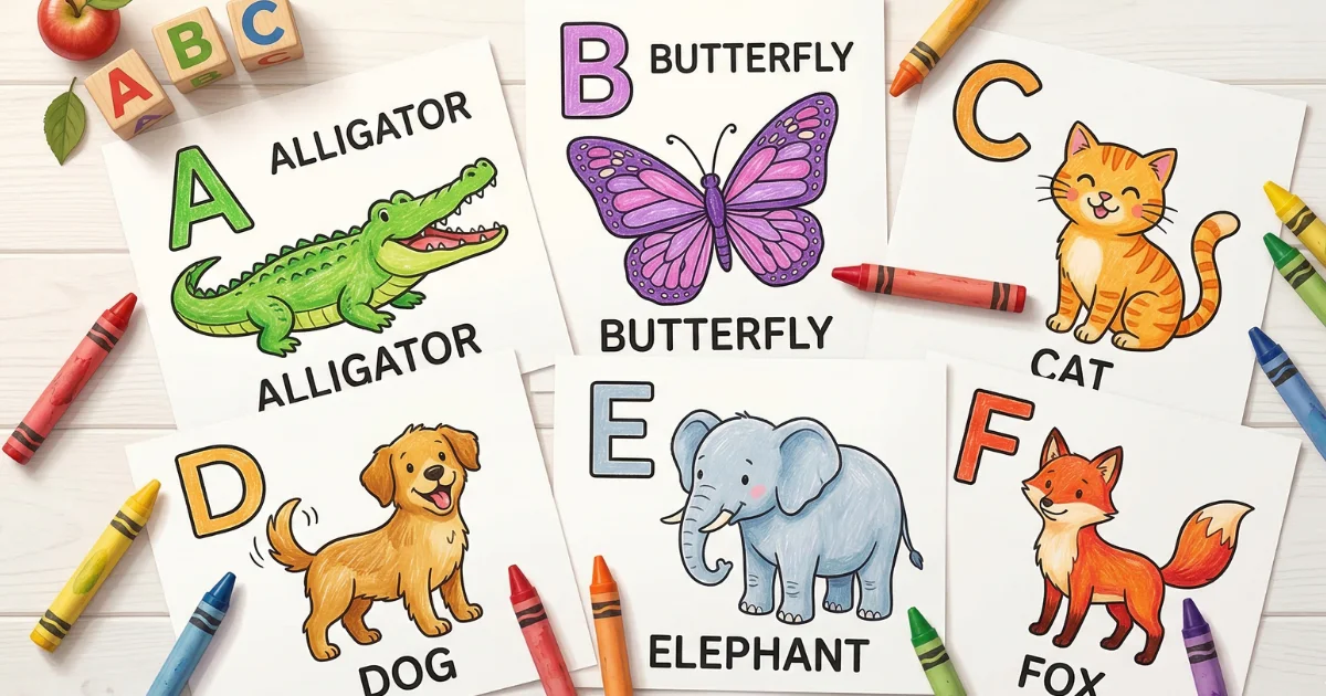Alphabet Coloring Pages