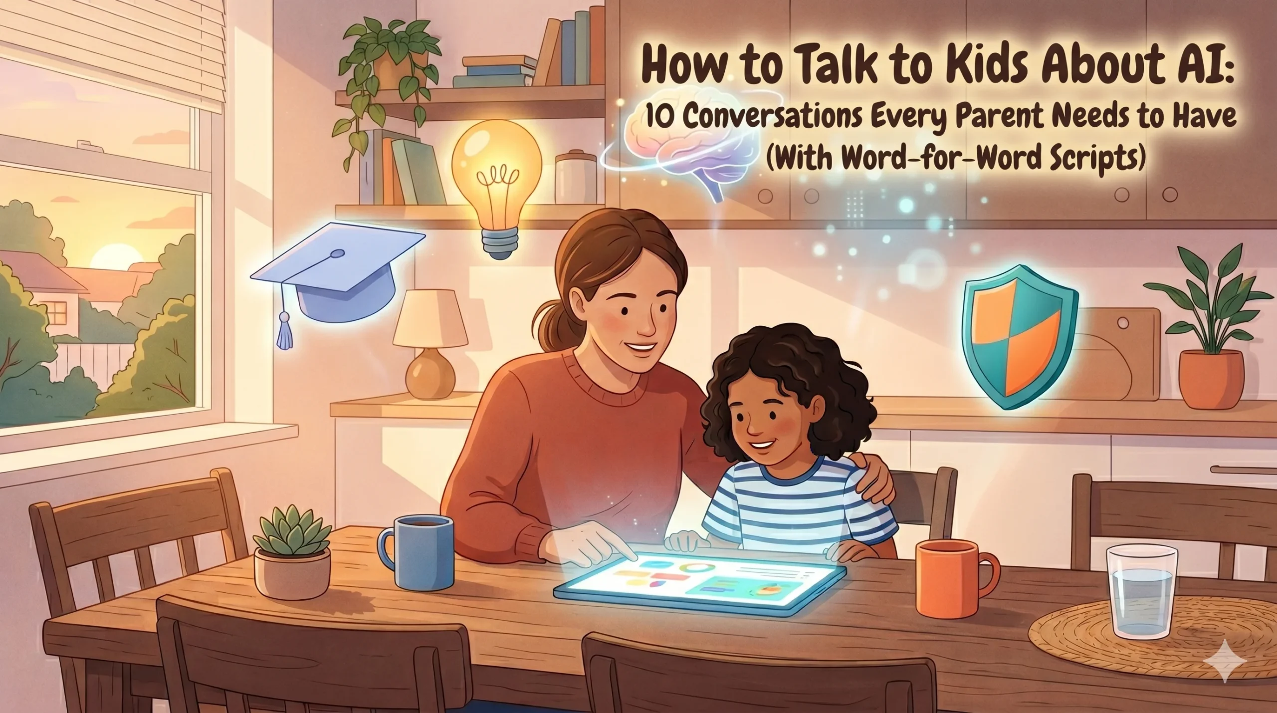 How to Talk to Kids About AI: 10 Conversations Every Parent Needs to Have (With Word-for-Word Scripts)