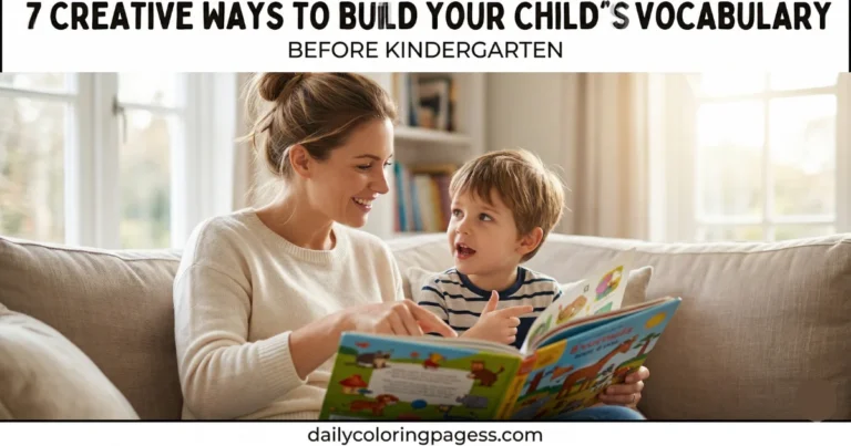 7 Creative Ways to Build Your Child's Vocabulary Before Kindergarten